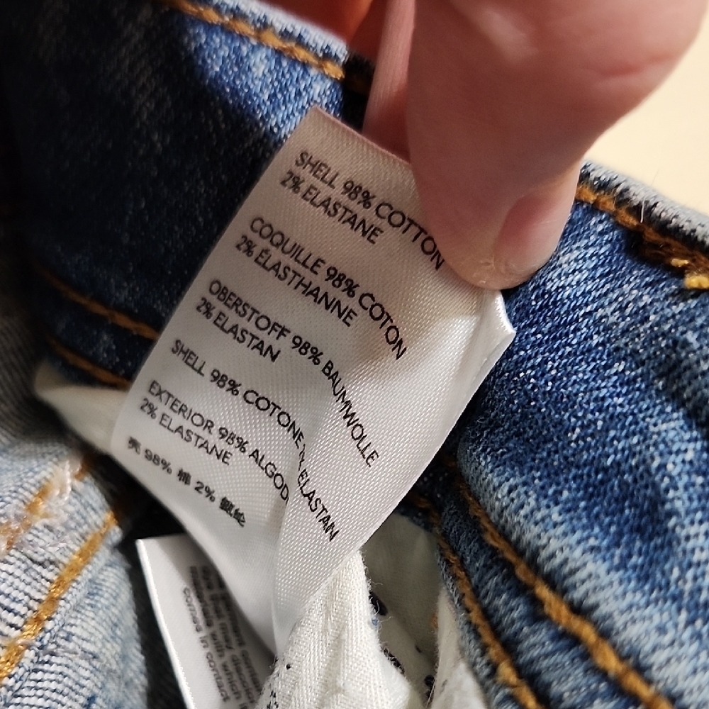 Pilcro and the Letterpress Red and Blue Skinny Jeans - Picture 16 of 16